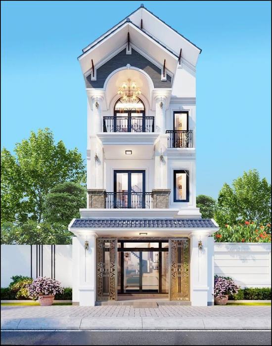 nhà 5 x 20m 3 tầng 