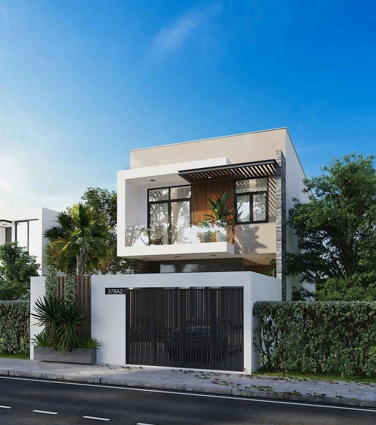 nhà mặt tiền 5m sâu 20m