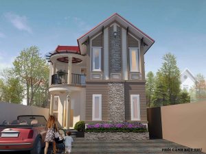Thiết kế biệt thự 2 tầng